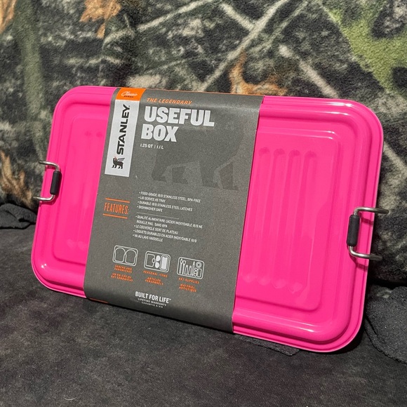 New Stanley The Legendary Useful Box Neon Pink Storage Container - Picture 6 of 7